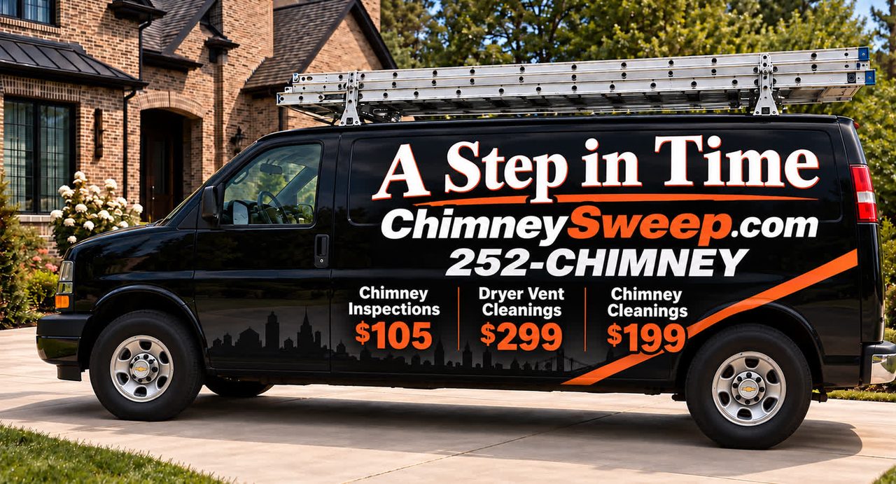 A Step in Time service van