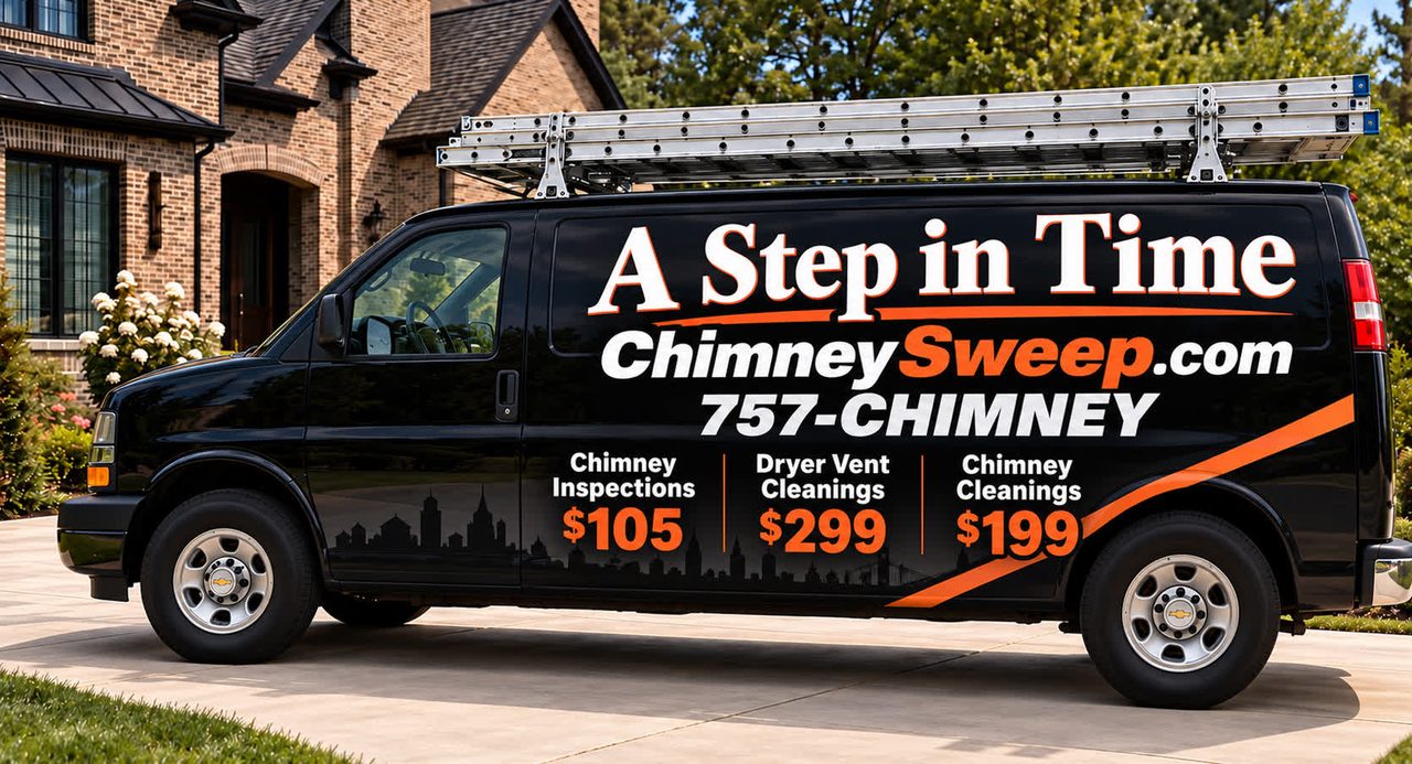A Step in Time service van