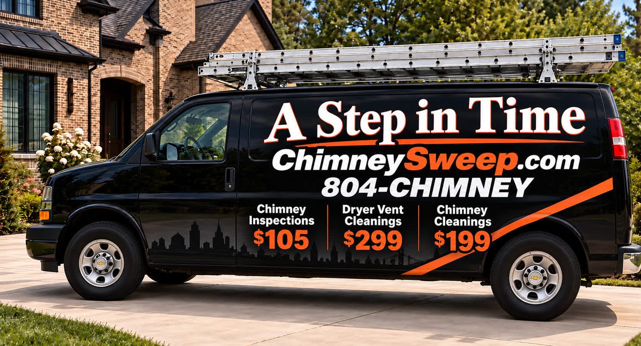 A Step in Time service van