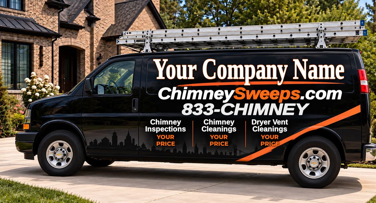 Van wrap design with prices painted on the side of the van